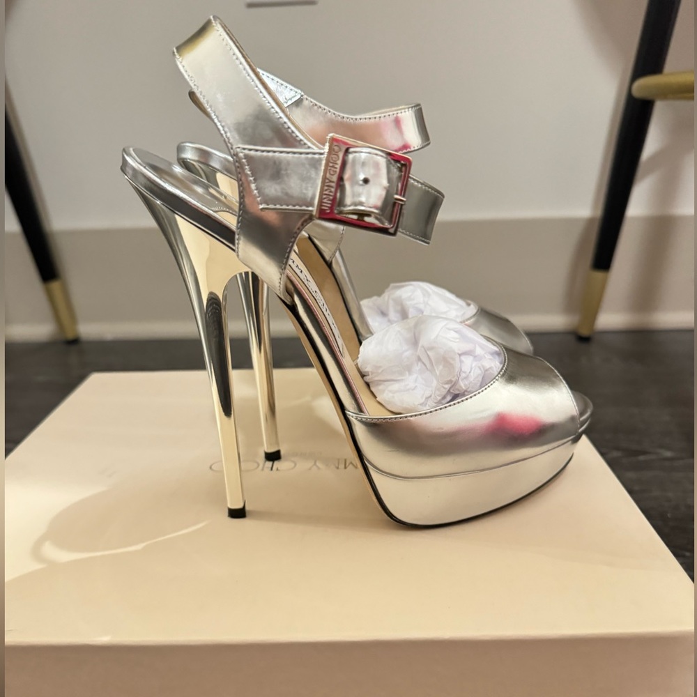 Jimmy Choo mirror heels